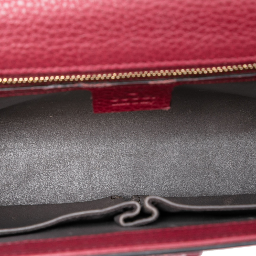 Pre-Loved Gucci Medium Leather Miss Bamboo Crossbody - Picture 4 of 7